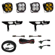 Baja Designs Fog Pocket Light Kit Squadron / Sport Series SAE Pattern Baja Amber Lens Toggle Wiring 447698