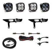 Baja Designs Fog Pocket Light Kit Squadron Pro Series SAE Pattern Clear Lens Toggle Wiring 447699