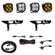 Baja Designs Fog Pocket Light Kit Squadron Pro Series SAE Pattern Baja Amber Lens Toggle Wiring 447700