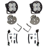 Kit de luces antiniebla de bolsillo Baja Designs Squadron Sport Series con patrón de curvas amplio y lente transparente 447712