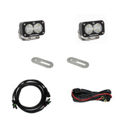 Baja Designs Dual S2 Sport Series Wide Cornering Pattern Clear Lens Toggle Wiring 447733