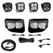 Baja Designs Fog Pocket Light Kit Squadron Pro Series SAE Pattern Clear Lens Toggle Wiring 447736