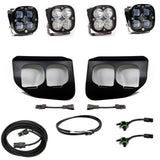 Baja Designs Fog Pocket Light Kit Squadron / Sport Series SAE Pattern Clear Lens Upfitter Wiring 447738UP