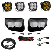 Baja Designs Fog Pocket Light Kit Squadron / Sport Series SAE Pattern Baja Amber Lens Toggle Wiring 447739