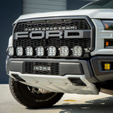 Kit de luces LED para parachoques Baja Designs XL, serie conectable, con patrón múltiple, lente transparente para Ford F-150 Raptor 2017-2020 (447740)
