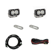 Baja Designs Dual S2 Sport Series Wide Cornering Pattern Clear Lens Toggle Wiring 447741