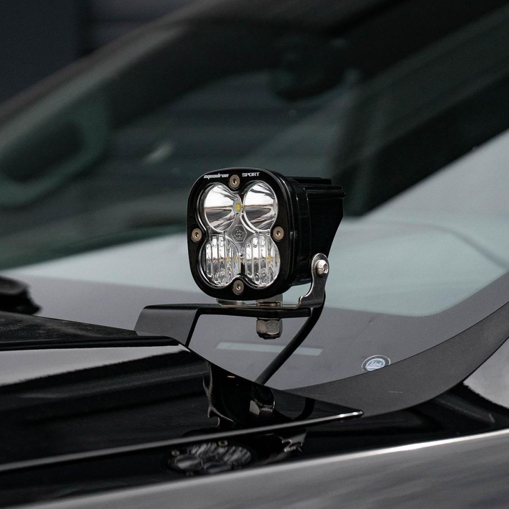 Baja Designs A-Pillar Light Kit Pair Squadron Sport Series Driving/Combo Pattern Clear Lens 447742