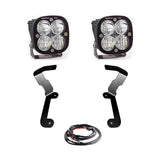 Baja Designs A-Pillar Light Kit Pair Squadron Pro Series Driving/Combo Pattern Clear Lens 447743