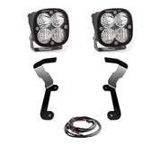 Baja Designs A-Pillar Light Kit Pair Squadron Pro Series Driving/Combo Pattern Clear Lens 447743