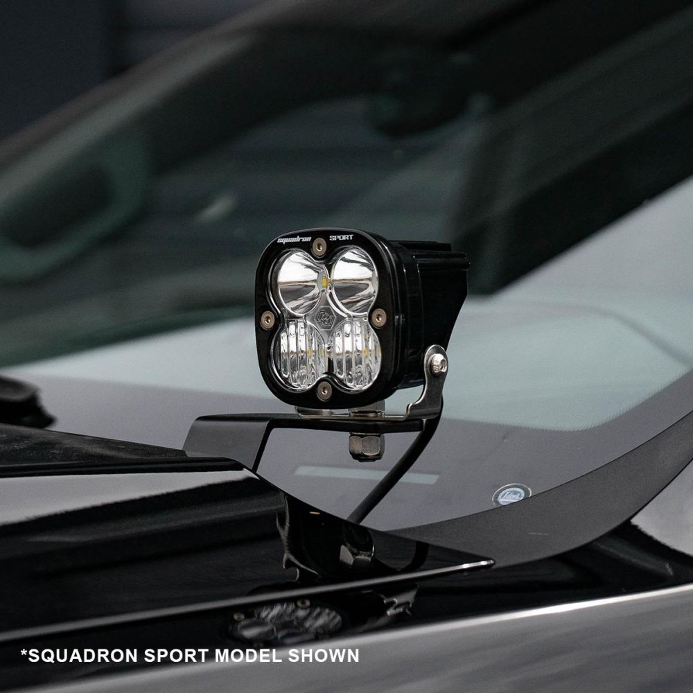 Baja Designs A-Pillar Light Kit Pair Squadron Pro Series Driving/Combo Pattern Clear Lens 447743
