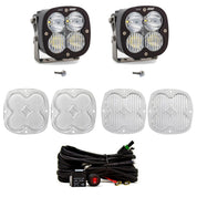 Baja Designs A-Pillar Light Kit Pair XL80 Series Driving/Combo Pattern Clear Lens Toggle Wiring 447751