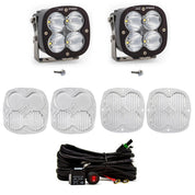 Baja Designs A-Pillar Light Kit Pair XL Pro Series Spot Pattern Clear Lens Toggle Wiring 447752
