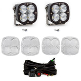 Baja Designs A-Pillar Light Kit Pair XL Pro Series Spot Pattern Clear Lens Toggle Wiring 447752