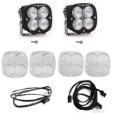 Baja Designs A-Pillar Light Kit Pair XL Sport Series Spot Pattern Clear Lens Upfitter Wiring 447753UP