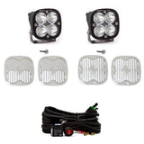 Baja Designs A-Pillar Light Kit Pair Squadron Pro Series Spot Pattern Clear Lens Toggle Wiring 447754
