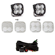Baja Designs A-Pillar Light Kit Pair Squadron Sport Series Spot Pattern Clear Lens Toggle Wiring 447755