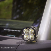Baja Designs A-Pillar Light Kit Pair Squadron Sport Series Spot Pattern Clear Lens Toggle Wiring 447755