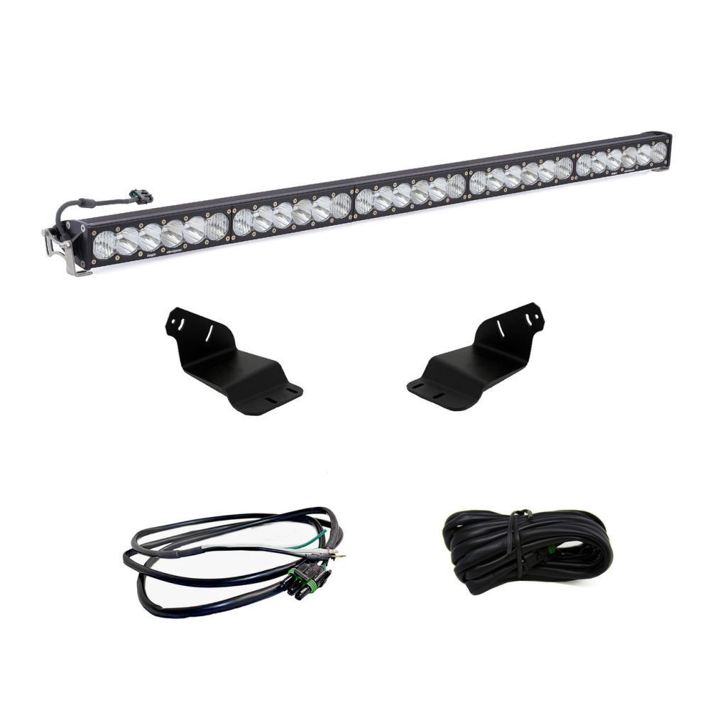 Baja Designs Roof Light Bar Kit 50 inch OnX6 Series Multi Pattern Clear Lens Toggle Wiring 447757