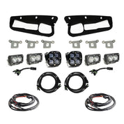 Baja Designs Fog Pocket Light Kit Dual S2 Sport Series SAE Pattern Clear Lens Toggle Wiring 447761