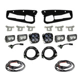 Baja Designs Fog Pocket Light Kit Dual S2 Sport Series SAE Pattern Clear Lens Toggle Wiring 447761
