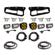 Baja Designs Fog Pocket Light Kit Dual S2 Sport Series SAE Pattern Baja Amber Lens Toggle Wiring 447762