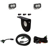 Baja Designs Dual S2 Sport Series Wide Cornering Pattern Clear Lens Toggle Wiring 447767