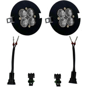 Baja Designs Fog Pocket Light Kit Squadron Sport Series Wide Cornering Pattern Clear Lens 447786