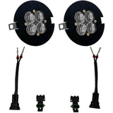 Baja Designs Fog Pocket Light Kit Squadron Sport Series Wide Cornering Pattern Clear Lens 447786