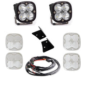 Baja Designs A-Pillar Light Kit Pair Squadron Sport Series Spot Pattern Clear Lens 447796
