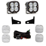 Baja Designs A-Pillar Light Kit Pair XL Pro Series Driving/Combo Pattern Clear Lens 447805