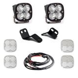 Baja Designs A-Pillar Light Kit Pair Squadron Sport Series Spot Pattern Clear Lens 447820