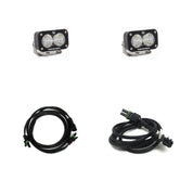 Baja Designs Reverse Light Kit Pair Dual S2 Sport Series Wide Cornering Pattern Clear Lens 447853