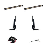 Baja Designs Grille Light Bar Kit Dual 30 inch S8 Series Driving/Combo Pattern Clear Lens 447854