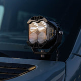 Baja Designs A-Pillar Light Kit Pair LP4 Series Driving/Combo Pattern Clear Lens Toggle Wiring 447857