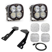 Baja Designs A-Pillar Light Kit Pair XL Pro Series Driving/Combo Pattern Clear Lens Toggle Wiring 447859