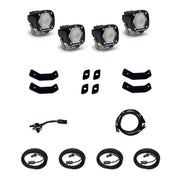Baja Designs Roof Rack Rail Light Kit S1 Series Work/Scene Pattern Clear Lens 447862