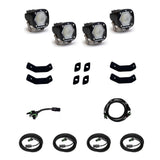 Baja Designs Roof Rack Rail Light Kit S1 Series Work/Scene Pattern Clear Lens 447862