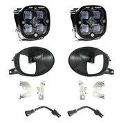 Baja Designs Fog Pocket Light Kit Squadron SAE Series Spot Pattern Clear Lens 447863