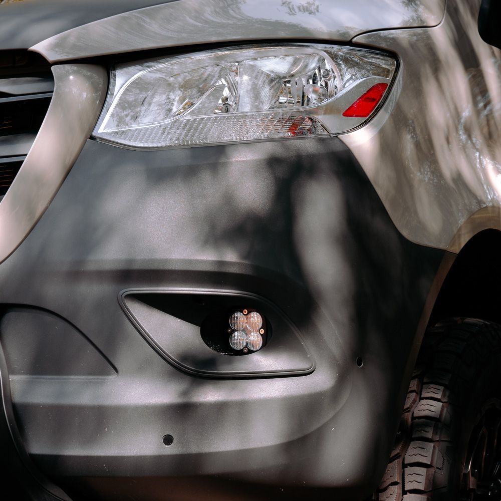 Baja Designs Fog Pocket Light Kit Squadron Pro Series Spot Pattern Clear Lens 447864