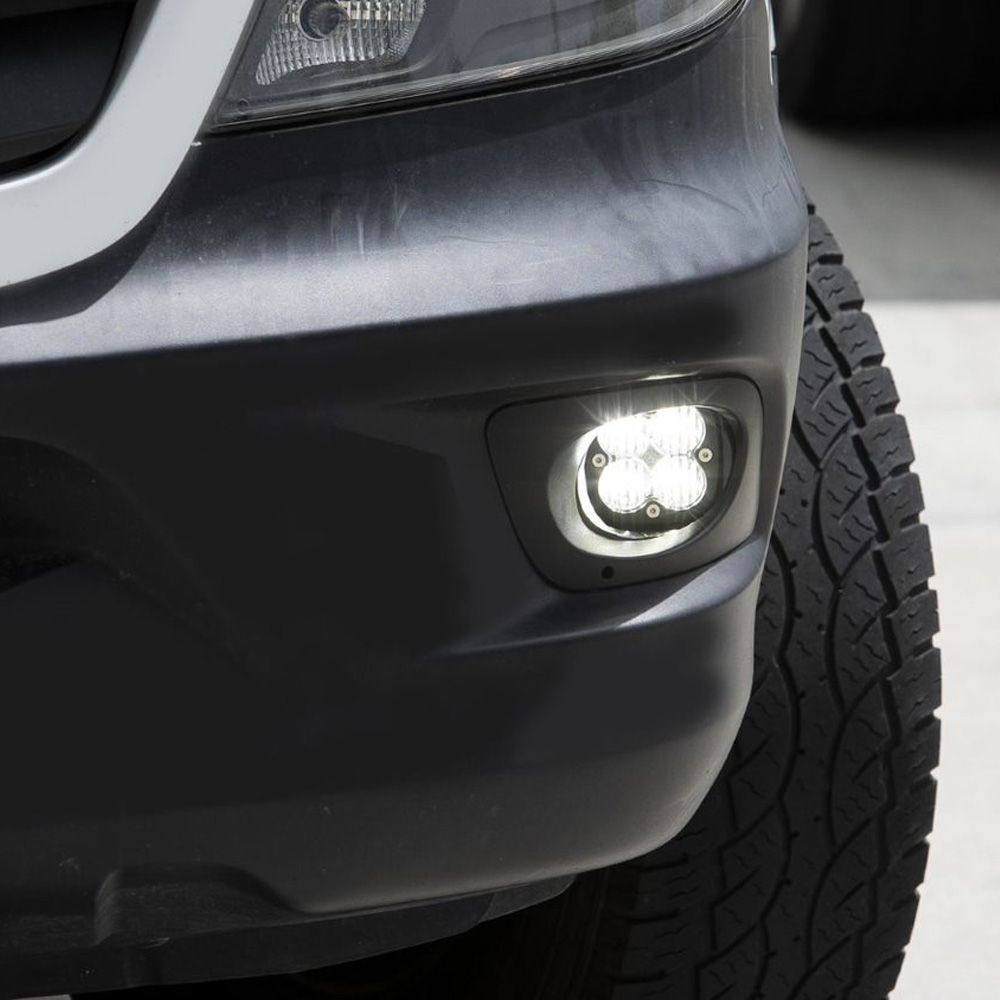 Baja Designs Fog Pocket Light Kit Squadron Pro Series Spot Pattern Clear Lens 447864