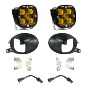 Baja Designs Fog Pocket Light Kit Squadron SAE Series Spot Pattern Baja Amber Lens 447873