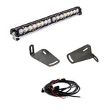 Baja Designs Bumper LED Light Bar Kit 20 inch S8 Series Driving/Combo Pattern Clear Lens For Ram 1500 Rebel 2019-2024 448016
