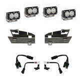 Baja Designs Fog Pocket Light Kit Dual S2 Sport Series Wide Cornering Pattern Clear Lens 448024