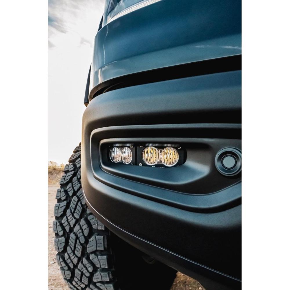 Baja Designs Fog Pocket Light Kit Dual S2 Sport Series Wide Cornering Pattern Clear Lens 448024