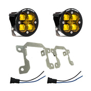 Baja Designs Fog Pocket Light Kit Squadron Series SAE Pattern Baja Amber Lens 448033