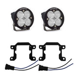 Baja Designs Fog Pocket Light Kit Squadron Sport Series Wide Cornering Pattern Clear Lens 448034