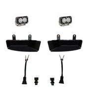 Baja Designs Fog Pocket Light Kit S2 Sport Series Wide Cornering Pattern Clear Lens 448042