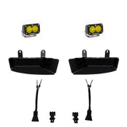 Baja Designs Fog Pocket Light Kit S2 Sport Series Wide Cornering Pattern Baja Amber Lens 448043