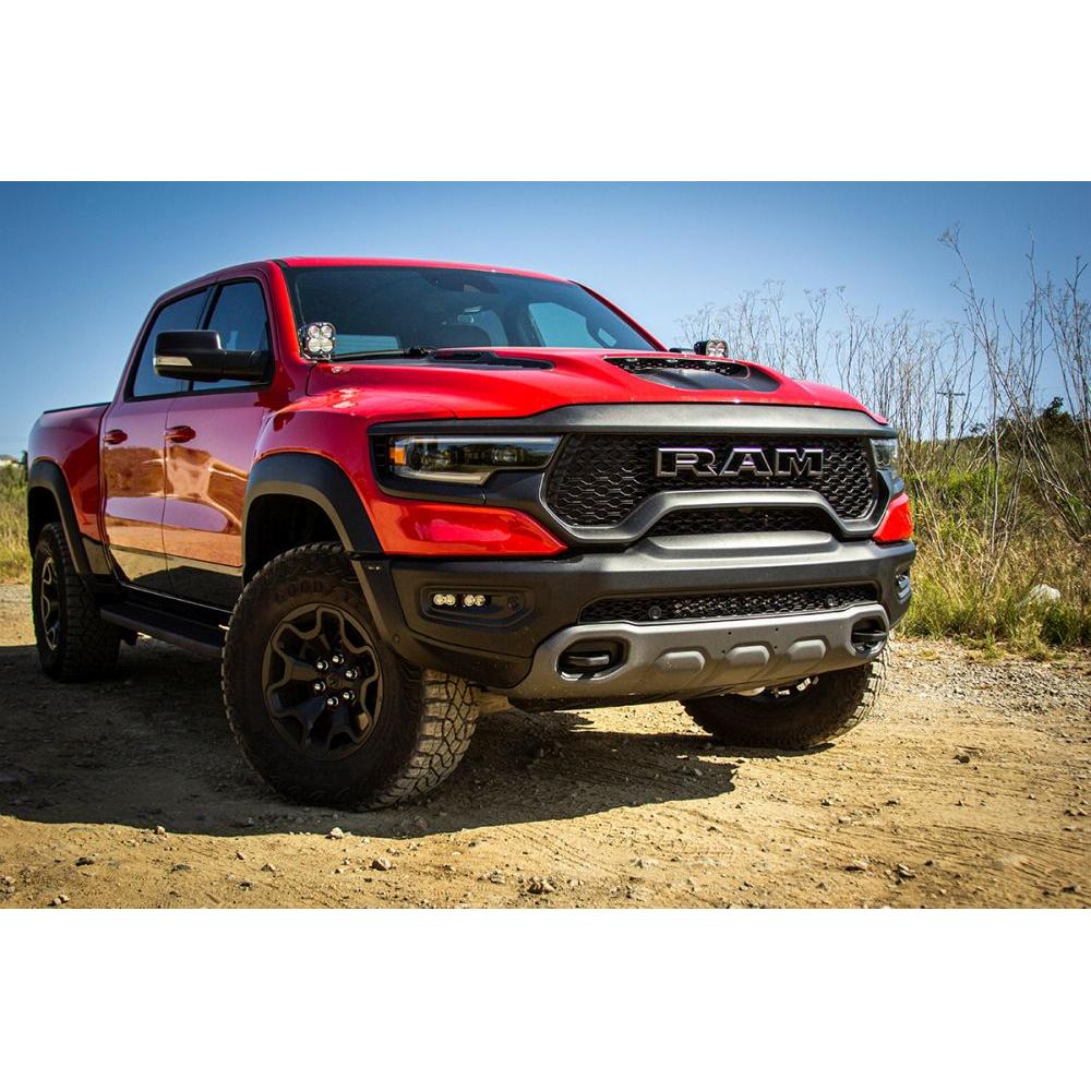 Baja Designs Bumper LED Light Bar Kit 20 inch S8 Series Driving/Combo Pattern Clear Lens For Ram 1500 TRX 2021-2024 448051