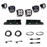 Baja Designs Fog Pocket Light Kit S1 / Squadron Series SAE Pattern Clear Lens For Ford F-150 Raptor 2021-2023 448055
